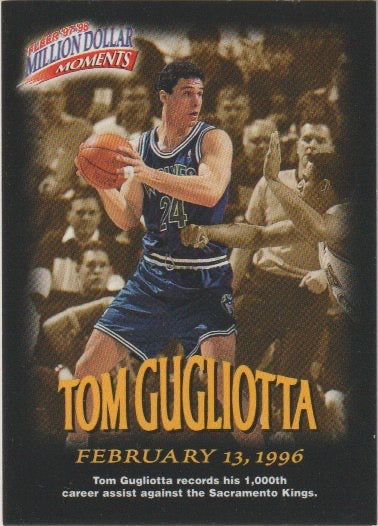 NBA 1997-98 Fleer Million Dollar Moments - No 9 - Tom Gugliotta