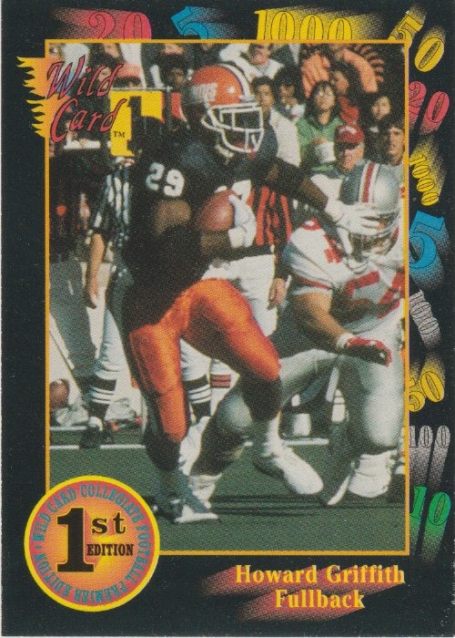NFL 1991 Wild Card Draft - No 18 - Howard Griffith