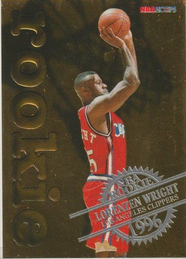 NBA 1996-97 Hoops Rookies - No 30 of 30 - Lorenzen Wright