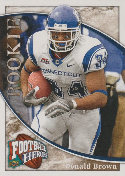 NFL 2009 Upper Deck Heroes - No 151 - Donald Brown