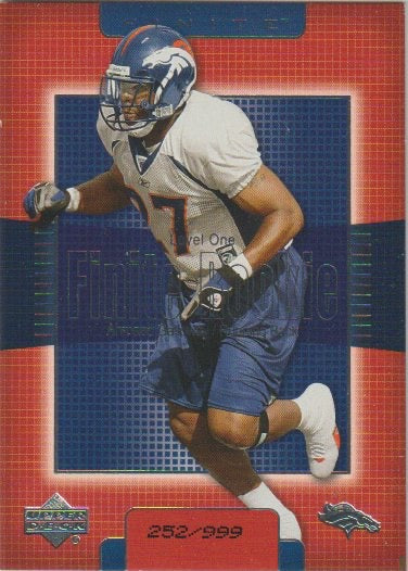 NFL 2003 Upper Deck Finite - No 217 - Ahmaad Galloway