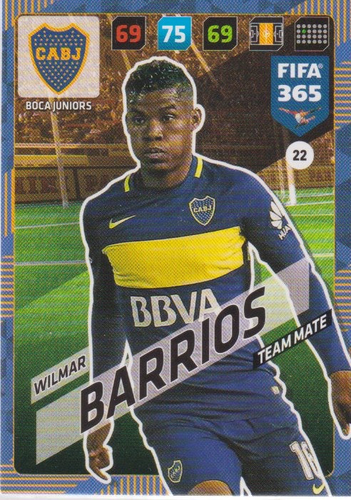 Fussball 2018 Panini FIFA 365 Adrenalyn XL - No 22 - Wilmar Barrios