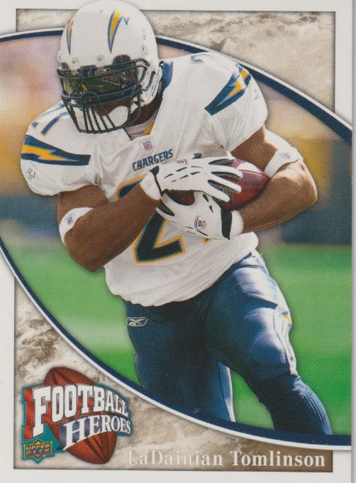 NFL 2009 Upper Deck Heroes - No 4 - LaDainian Tomlinson