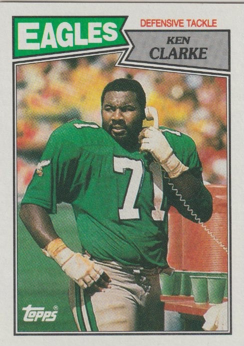 NFL 1987 Topps - No 302 - Ken Clarke