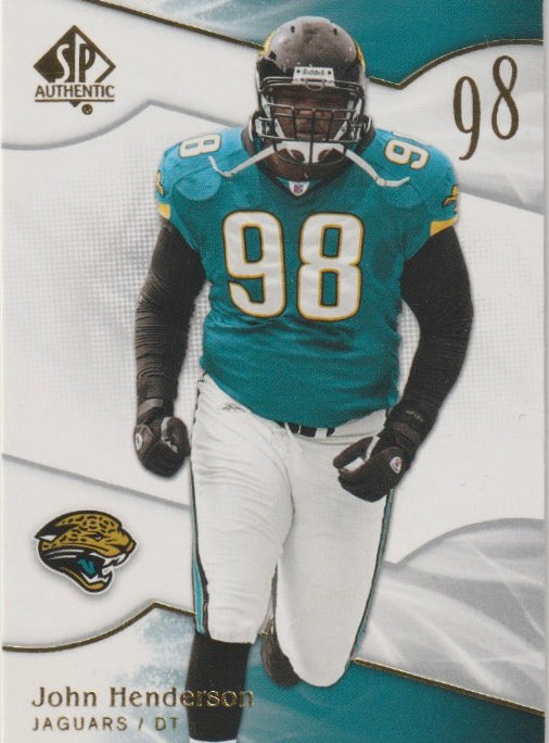 NFL 2009 SP Authentic - No 97 - John Henderson