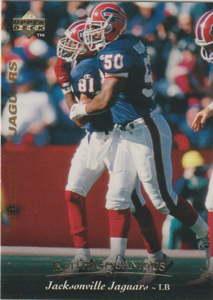 NFL 1995 Upper Deck - No 286 - Keith Goganious