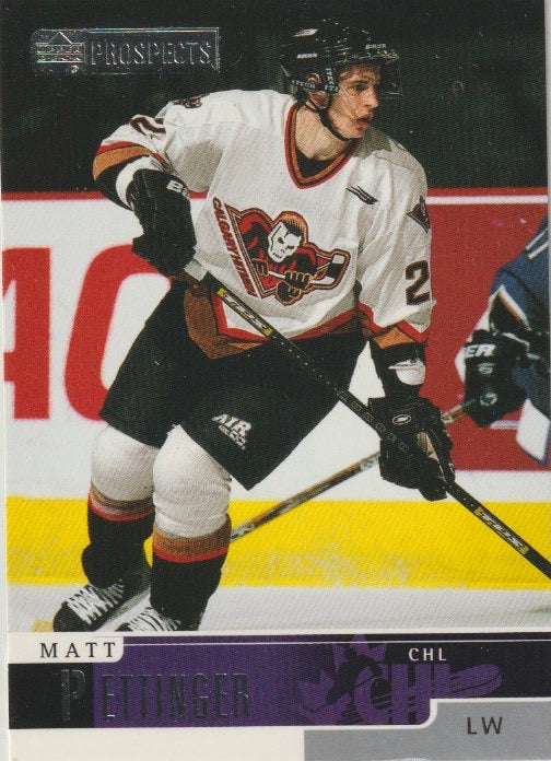 NHL 1999-00 UD Prospects - No 43 - Matt Pettinger