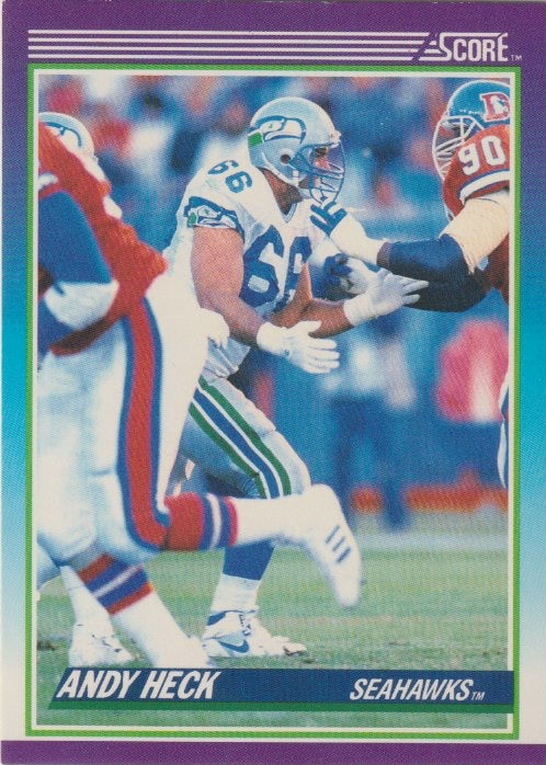 NFL 1990 Score - No 160 - Andy Heck