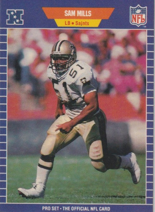 NFL 1989 ProSet - No 274 - Sam Mills