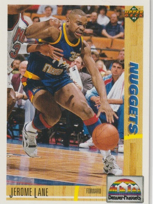 NBA 1991-92 Upper Deck - No 295 - Jerome Lane