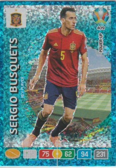 Soccer 2020-21 Panini UEFA Euro 2020 Adrenalyn XL Premium - No 409 - Sergio Busquets