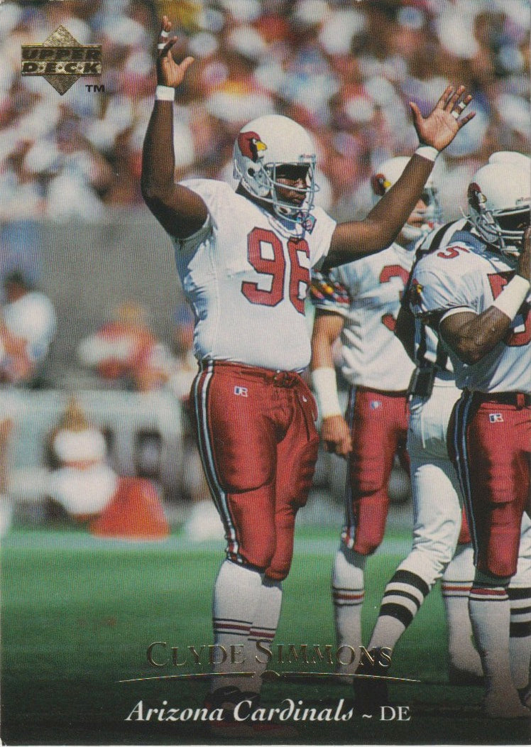 NFL 1995 Upper Deck - No 171 - Clyde Simmons