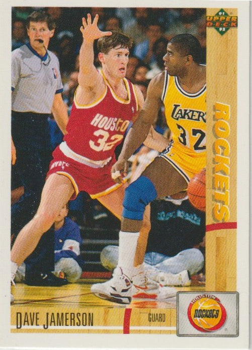 NBA 1991-92 Upper Deck - No 296 - Dave Jamerson