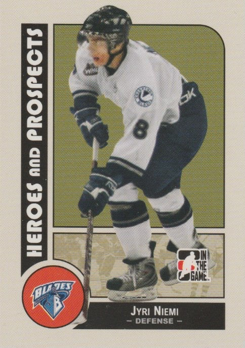 NHL 2008-09 ITG Heroes and Prospects - No 70 - Jyri Niemi