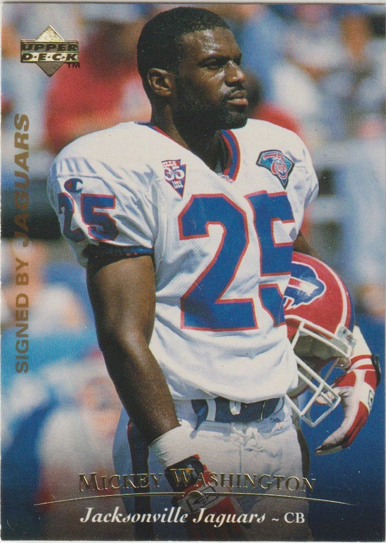 NFL 1995 Upper Deck - No 283 - Mickey Washington