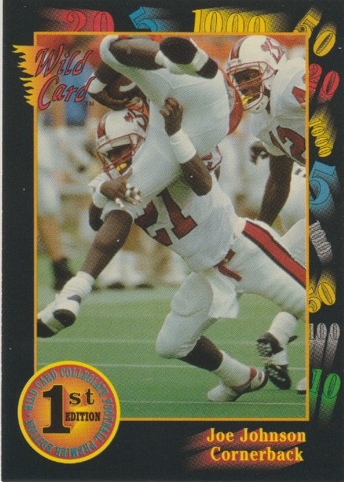 NFL 1991 Wild Card Draft - No 155 - Joe Johnson
