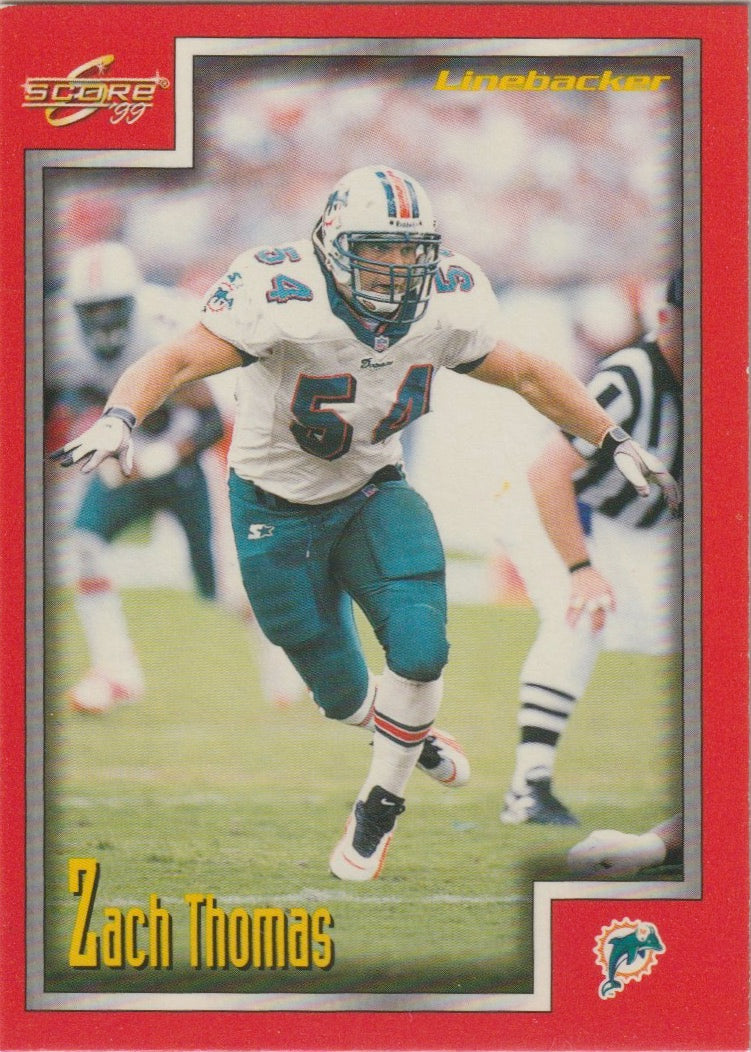 NFL 1999 Score - No 153 - Zach Thomas