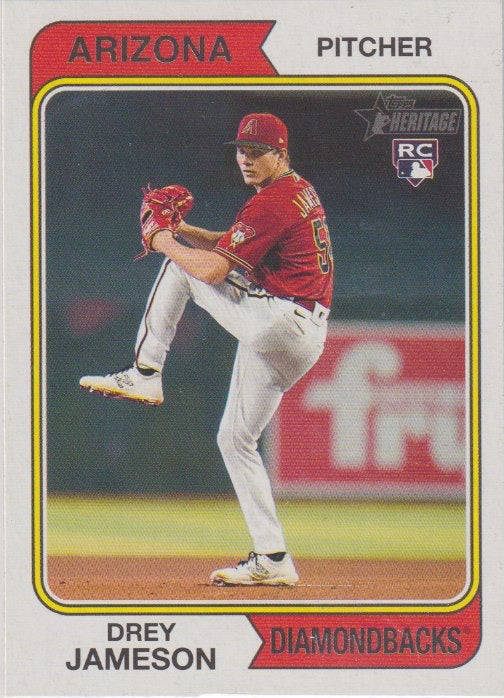 MLB 2023 Topps Heritage - No 257 - Drey Jameson