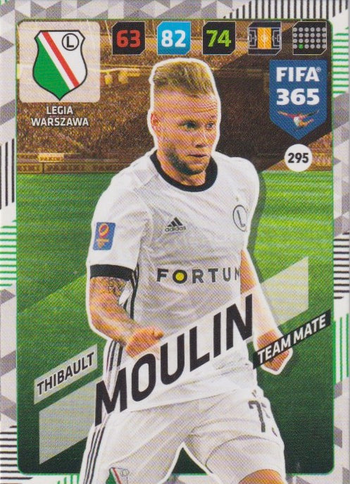 Fussball 2018 Panini FIFA 365 Adrenalyn XL - No 295 - Thibault Moulin