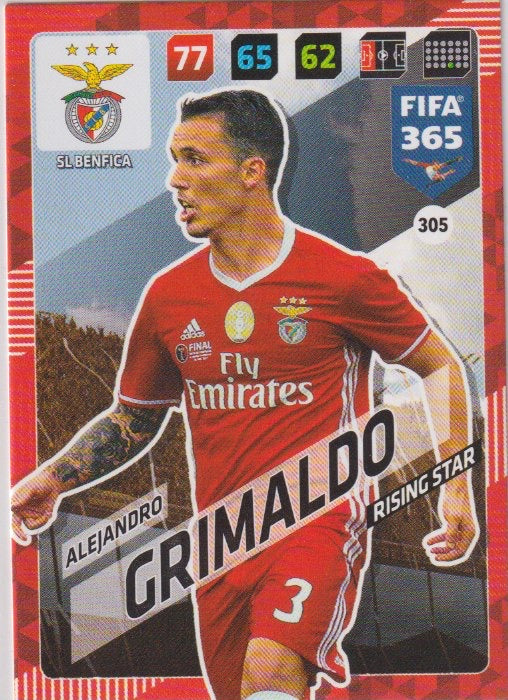 Fussball 2018 Panini FIFA 365 Adrenalyn XL - No 305 - Alejandro Grimaldo