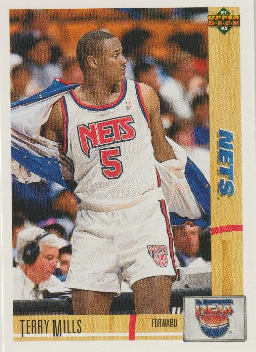 NBA 1991-92 Upper Deck - No 289 - Terry Mills