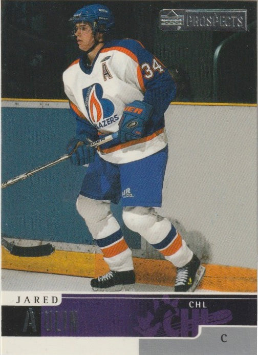 NHL 1999-00 UD Prospects - No 46 - Jared Aulin
