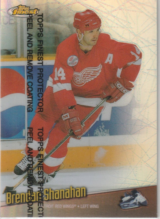 NHL 1998-99 Finest Refractors - No 123 - Brendan Shanahan