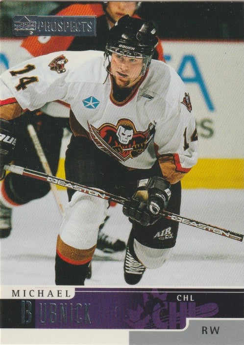 NHL 1999-00 UD Prospects - No 53 - Michael Bubnick
