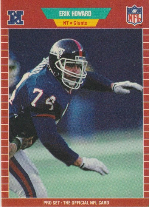 NFL 1989 ProSet - No 284 - Erik Howard