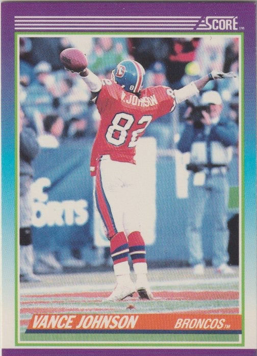 NFL 1990 Score - No 182 - Vance Johnson