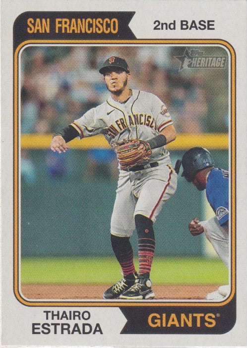 MLB 2023 Topps Heritage - No 288 - Thairo Estrada
