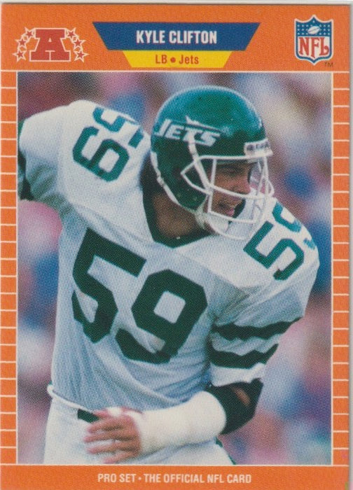 NFL 1989 ProSet - No 295 - Kyle Clifton