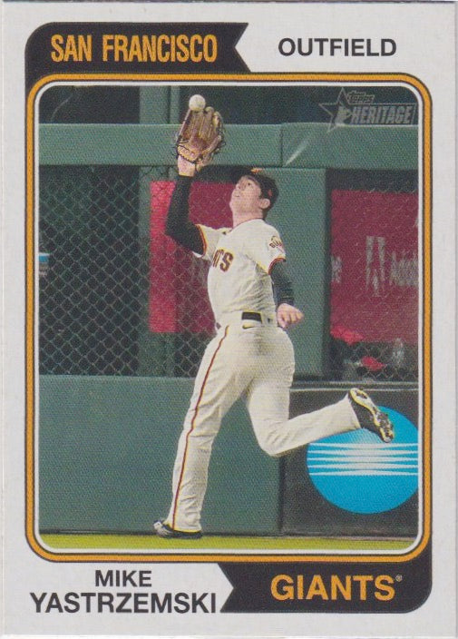 MLB 2023 Topps Heritage - No 287 - Mike Yastrzemski