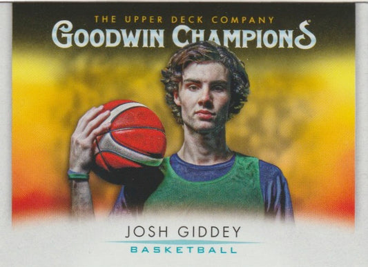 NBA 2021 Upper Deck Goodwin Champions - No 86 - Josh Giddey