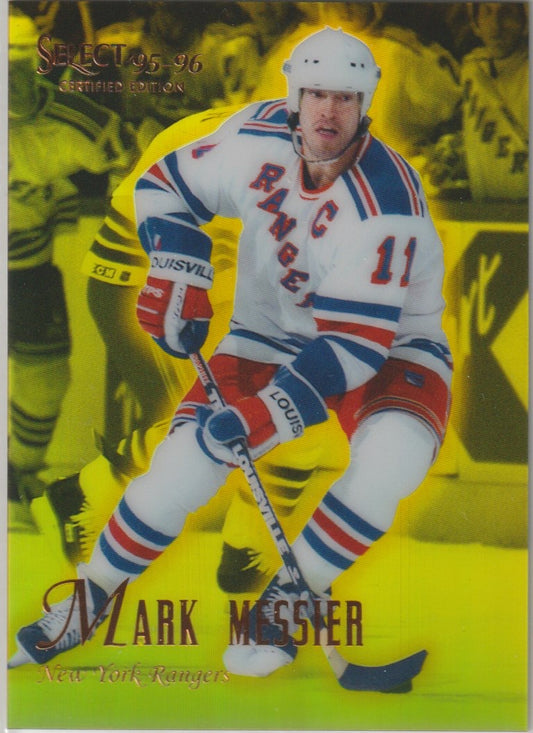 NHL 1995 / 96 Select Certified Mirror Gold - No 14 - Mark Messier