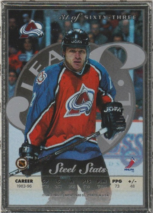 NHL 1996 / 97 Leaf Preferred Steel - No 31 of 63 - Claude Lemieux