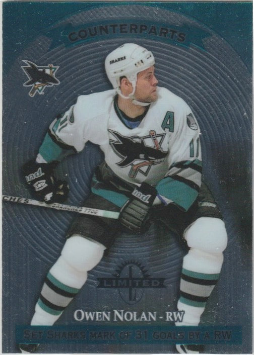 NHL 1997-98 Donruss Limited - No 117 - Owen Nolan / Steve Rucchin