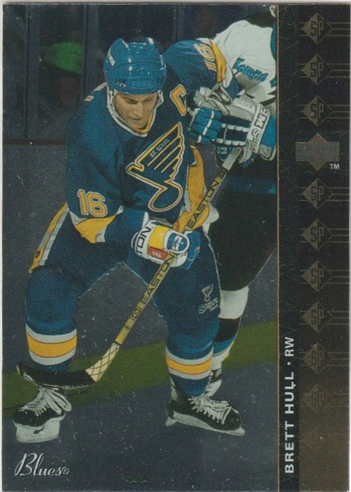 NHL 1994 / 95 Upper Deck SP Inserts - No SP-66 - Brett Hull