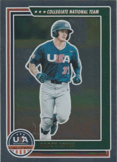 MLB 2022 USA Baseball Stars and Stripes Longevity - No 29 - Brock Jones