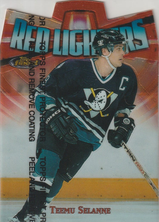 NHL 1998-99 Finest Red Lighters - No R8 - Teemu Selanne