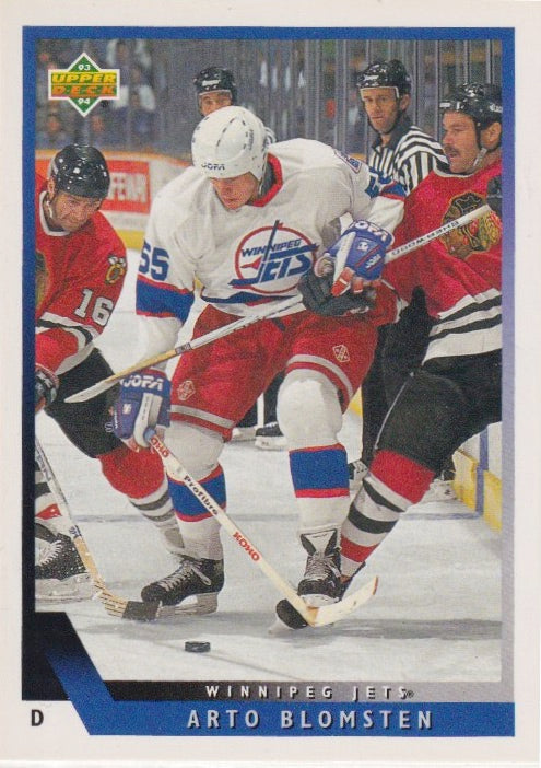 NHL 1993 / 94 Upper Deck - No 505 - Arto Blomsten