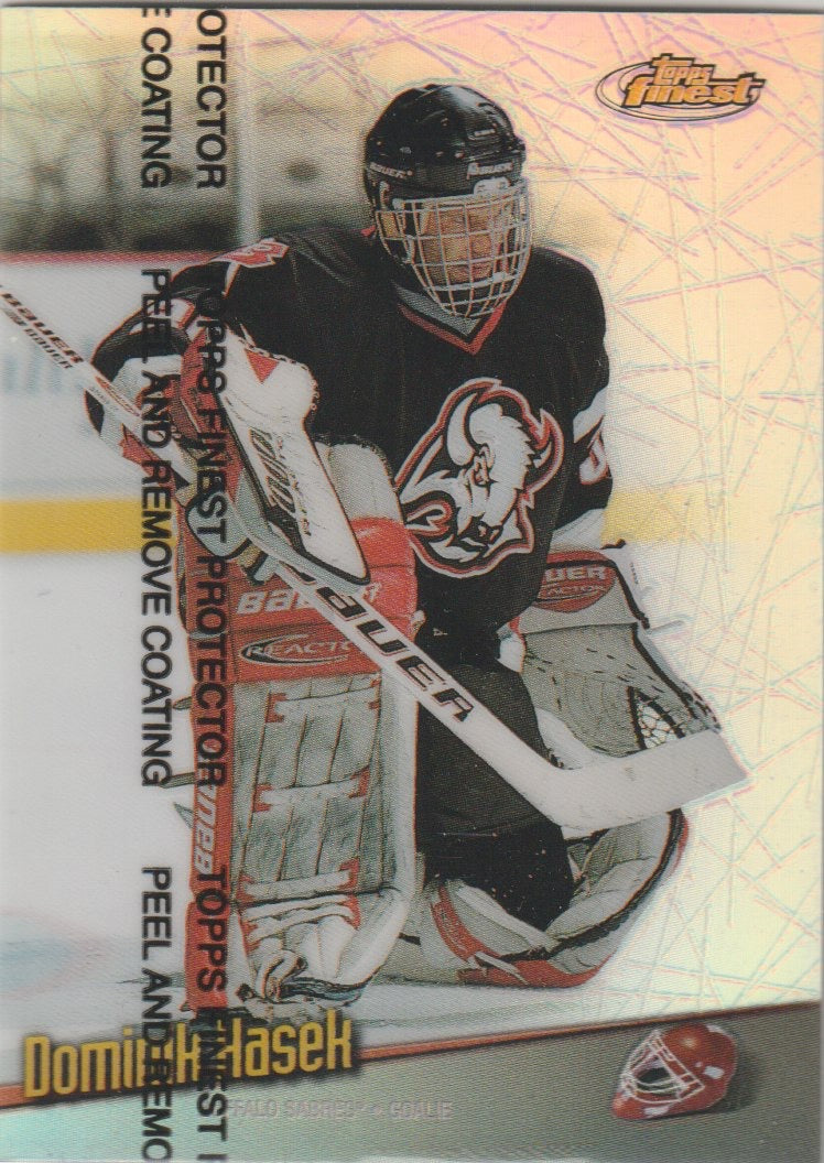 NHL 1998-99 Finest Refractors - No 4 - Dominik Hasek
