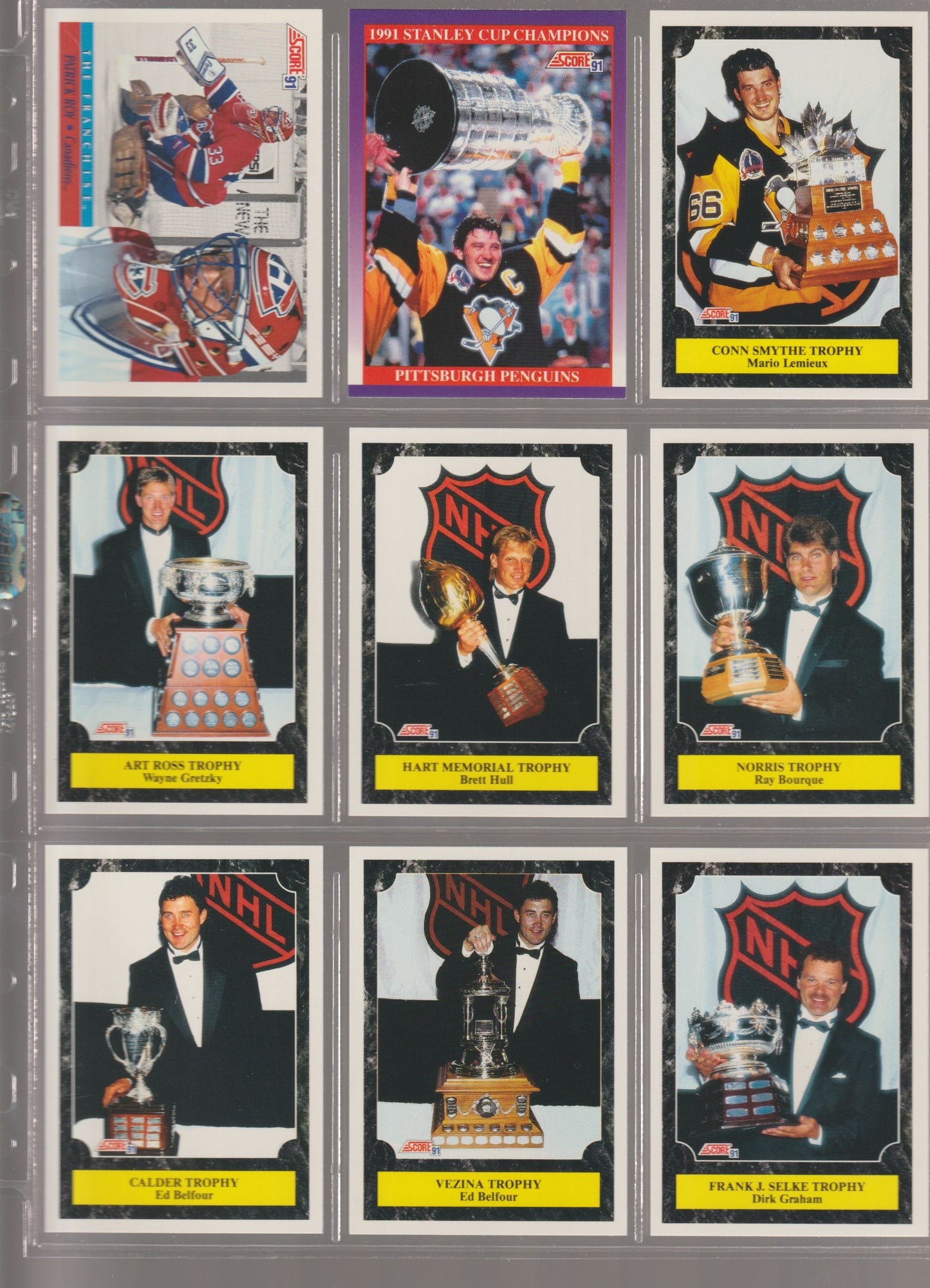 NHL 1991-92 Score American - No 1 - 440 complete set