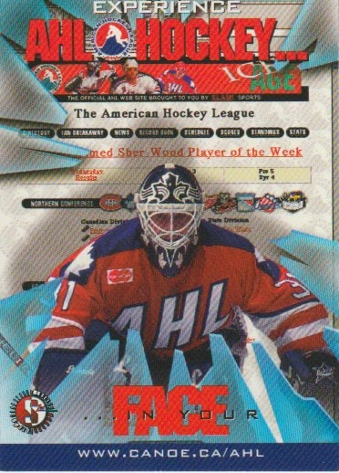 NHL 1996-97 AHL SplitSecond - No NN0 - Promotional Card