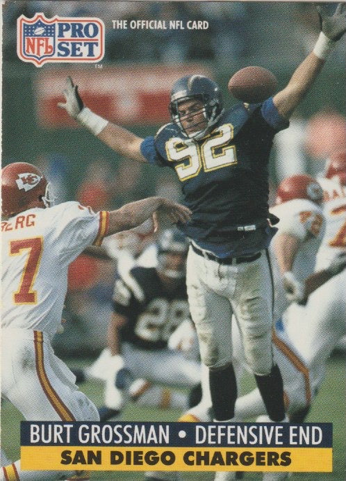 NFL 1991 ProSet - No 283 - Burt Grossmann