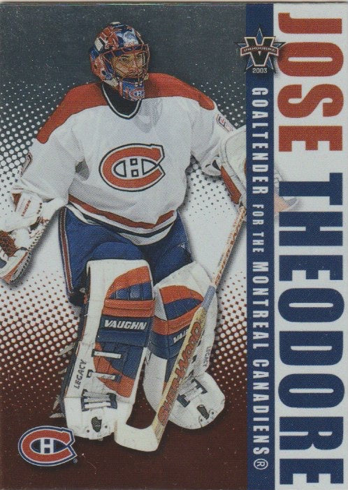 NHL 2002-03 Vanguard - No 57 - Jose Theodore