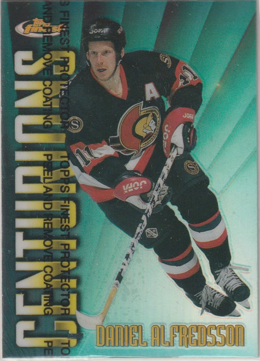 NHL 1998-99 Finest Centurions Refractors - No C19 - Daniel Alfredsson