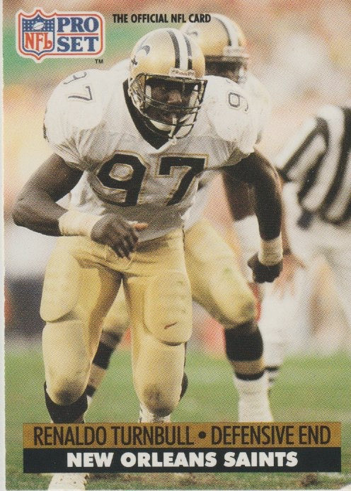 NFL 1991 ProSet - No 242 - Renaldo Turnbull
