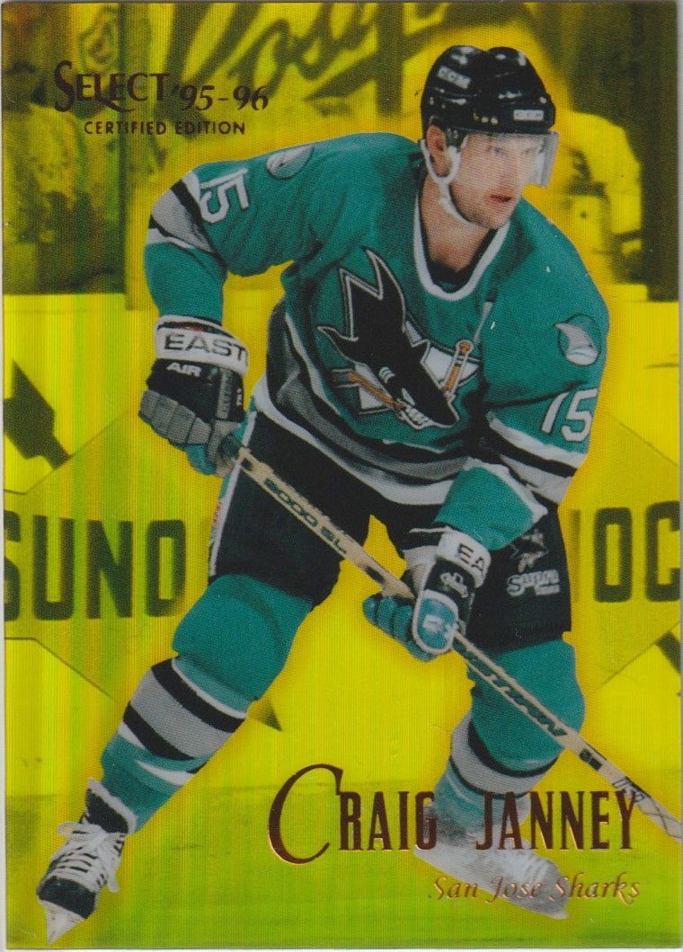 NHL 1995 / 96 Select Certified Mirror Gold - No 33 - Craig Janney