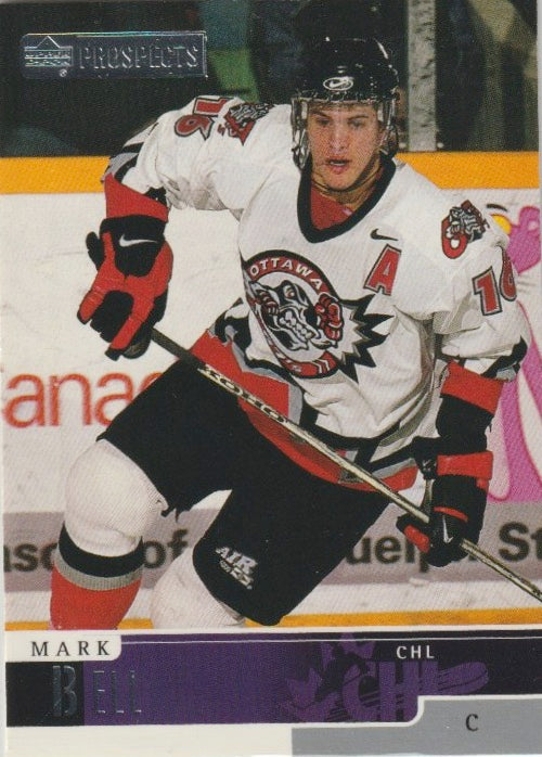 NHL 1999-00 UD Prospects - No 4 - Mark Bell